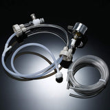DIY CO2 Generator System Kit with Pressure Guage Air Flow Adjustment Vavle Water Plant Aquarium Accessory Necessity