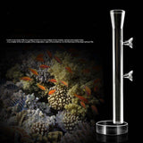 Shrimp Feeding Tube,Solid Clear Acrylic Assembled Shrimp Feeder Tube Tray