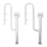 Glass skimmer Intake with flow control